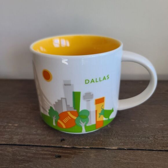 Starbucks You are Here Series Coffee Mug Dallas 14 oz 2015 - Picture 2 of 7